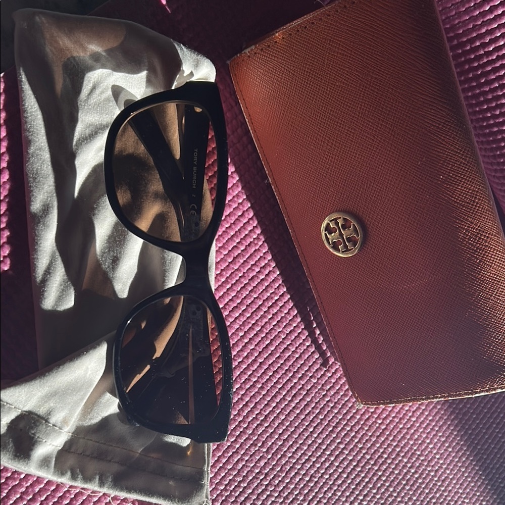 Tory Burch Prescription Sunglasses and case